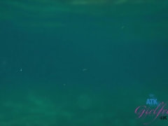 ビーチ, ブロンド, 指いじり, 食べ物, 彼女, ヌード, アウトドア, ハメ撮り