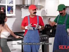 Grosser arsch, Sperma im mund, Hardcore, Mutti, Realität, Flotter dreier, Titten, Ehefrau