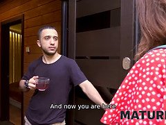 Sucer une bite, Léchez, Mature, Maman, Seins naturels, Chatte, Réalité, Rousse roux