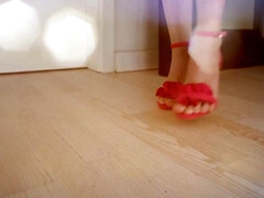 Nana, Blonde, Pieds, Fétiche, Hard, Talons, Fait maison, Nénés