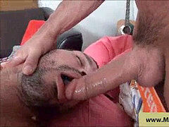 In den arsch, Arsch, Blasen, Braunhaarige, Aufs gesicht abspritzen, Hardcore, Massage, Rasiert
