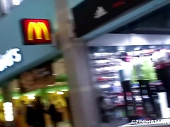 お尻, デカチン, ブロンド, フェラチオ, ボンデージ, チェコ, 自家製, なめる