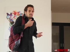 デカパイ, ブロンド, フェラチオ, イく瞬間, チン, ディルド, バック, タトゥー