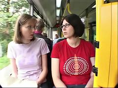 Laura Lion public fuck on a bus