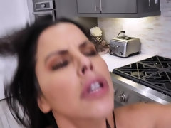 Gros seins, Blonde, Femelle, Poilue, Cuisine, Fille latino, Seins naturels, Orgasme