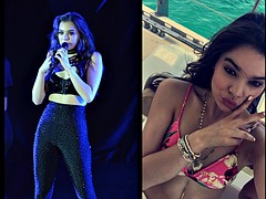 Chica, Morena, Celebridad, Masturbación