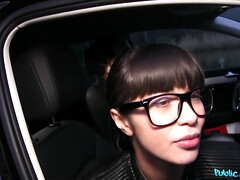 Pijpbeurt, Bruinharig, Auto, Sperma, Tsjechisch, Europees, Gezichtspunt, Realiteit