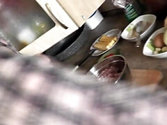 Cul, Blonde, Mignonne, Poilue, Talons, Seins naturels, Chatte, Jarretelles