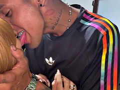 黒人, 黒人, ハードコア, 異人種間, ラティーナ, レズビアン, なめる, 義母