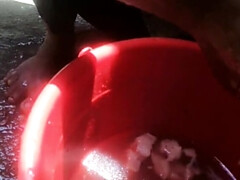 Leie, Arschlecken, Paar, Hd, Selbstgemacht, Indisch, Nackt, Im freien