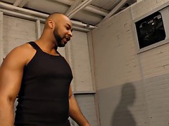 Grosse bite, Homosexuelle, Interracial