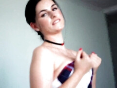 Anaal, Bondage discipline sadomasochisme, Bruinharig, Voeten, Dominante vrouw, Natuurlijk, Tiener, Tieten likken