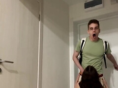 Enthousiasteling, Lieveling, Blond, Bruinharig, Hardcore, Hd, Huisgemaakt, Tieten likken