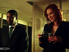 Gros cul, Grosse bite, Gros seins, Sucer une bite, Brunette brune, En levrette, Interracial, Mère que j'aimerais baiser