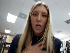 Grosse bite, Blonde, Sucer une bite, Pov, Rasée