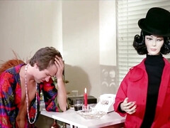 Blonde, Sucer une bite, Tir de sperme, Queue, Poilue, Hard, Plan cul à trois, Rétro ancien