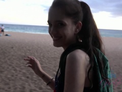 Amateur, Doigter, Petite amie, Fille latino, Nue, Public, Gicler, Mouillée