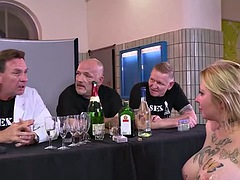 デカチン, デカパイ, ブロンド, フェラチオ, エロティック, 乱交, ドイツ人, ハードコア
