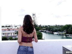 お尻, デカパイ, フェラチオ, ハードコア, 淫乱熟女, ハメ撮り, オマンコ, スカート