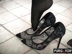 Anal, Gros cul, Sucer une bite, Faciale, Bâillonner, Partouze, Groupe, Interracial