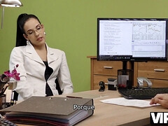 18 ans, Brunette brune, En gros plan de très près, Tchèque, Européenne, Hd, Bureau, Fils