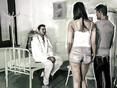 18 ans, Club, Médecin, Marrant, Hd, Adolescente, Plan cul à trois