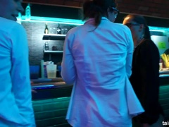黒人, ブロンド, 衣服着たままセックス, キス, オナニー, オージー, ポルノスター, 恥ずかしがりや