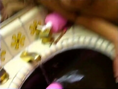 アメリカ人, 浴室, デカパイ, フェラチオ, 口内発射, チン, Hd, オマンコ