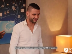 Gros cul, Gros seins, Brunette brune, Queue, Fille latino, Étudiant, Plan cul à trois, Uniforme