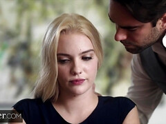 デカ尻, ブロンド, フェラチオ, イく瞬間, イマラチオ, 服従, 淫乱熟女, ラフ