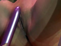 レズビアン, なめる, 公共, 現実, ヤリマン, ストリッピング, 三人, のぞき