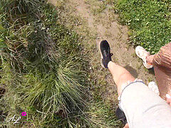 18 años, Mamada, Pareja, Corridas, Novia, Lencería, Al aire libre, Adolescente