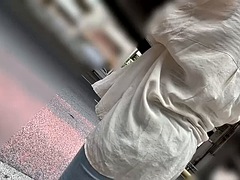 Amateur, Asiático, Belleza, Tetas grandes, Japonés, Público, Tetas