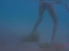 Strand, Vingeren, Vriendin, Orgasme, Gezichtspunt, Kut duiken, Douche, Mager