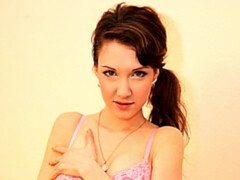 Incroyable, Cul, Sucer une bite, Brunette brune, Léchez, Chatte, Adolescente, Nénés