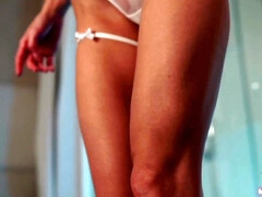 Amateur, Gros cul, Brunette brune, Fait maison, Lingerie, Masturbation, Petite femme, Nénés