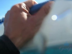 Leie, Blondine, Kleid, Freundin, Höschen, Pov, Muschi, Dürr