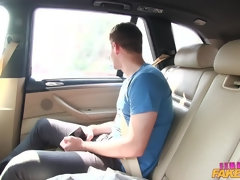 Horny Taxi Driver Loves Cock