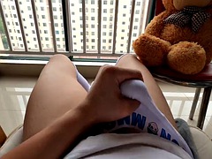 Asiatisch, Chinesisch, Spermaladung, Schwul, Hardcore, Masturbation, Jungendliche (18+), Spielzeuge