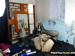 Gros seins, Gode, Rousse roux, Solo, Adolescente, Nénés, Jouets, Webcam