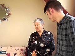 美人, ブロンド, 巨乳な, お婆さん, 熟年, 母, オマンコ, 叫ぶ