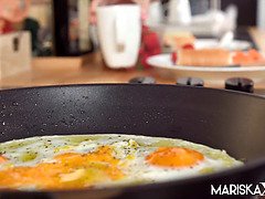 アナル, デカチン, ブロンド, 指いじり, なめる, オマンコ, 現実, オッパイの