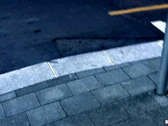 茶髪の, ヨーロピアン, イタリア人, なめる, お金, アウトドア, ハメ撮り, 公共