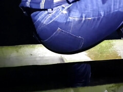 Amateur, Rubia, Británico, Coche, Compilación, Hd, Jeans, Público