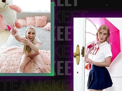 Blondine, Vollbusig, Hundestellung, Aufs gesicht abspritzen, Natürlichen titten, Höschen, Pov, Realität