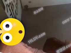 素人, アジア人, フェラチオ, イく瞬間, グループ, 韓国人, オナニー, 三人