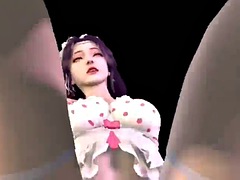 Tridimensionnel, Asiatique, Belle grosse femme bgf, Gros seins, Nénés