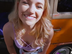 Blonde, Sucer une bite, Gorge profonde, Poilue, Chatte, Adolescente, Nénés