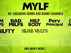 Grosser schwanz, Grosse titten, Blasen, Spermaladung, Milf, Mutti, Pov, Stiefmutter