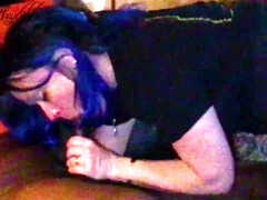 Amateur, Sucer une bite, Éjaculation interne, Cocu, Queue, En levrette, Hd, Interracial